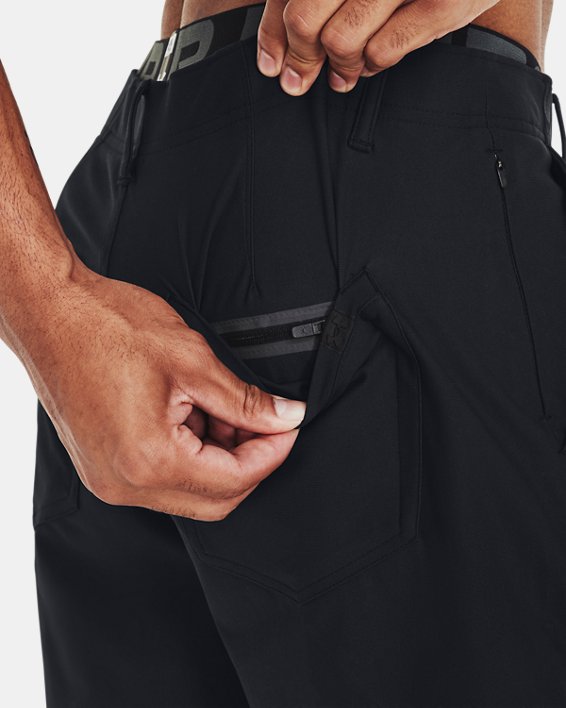 Men's UA Unstoppable 7-Pocket Shorts, Black, pdpMainDesktop image number 5